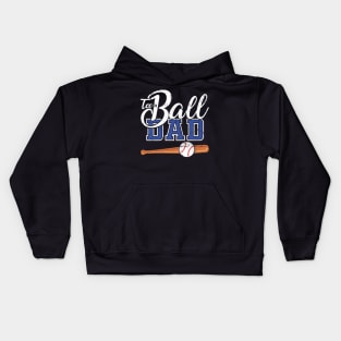 Teeball Dad - Funny Baseball - Father's Day 2021 Kids Hoodie